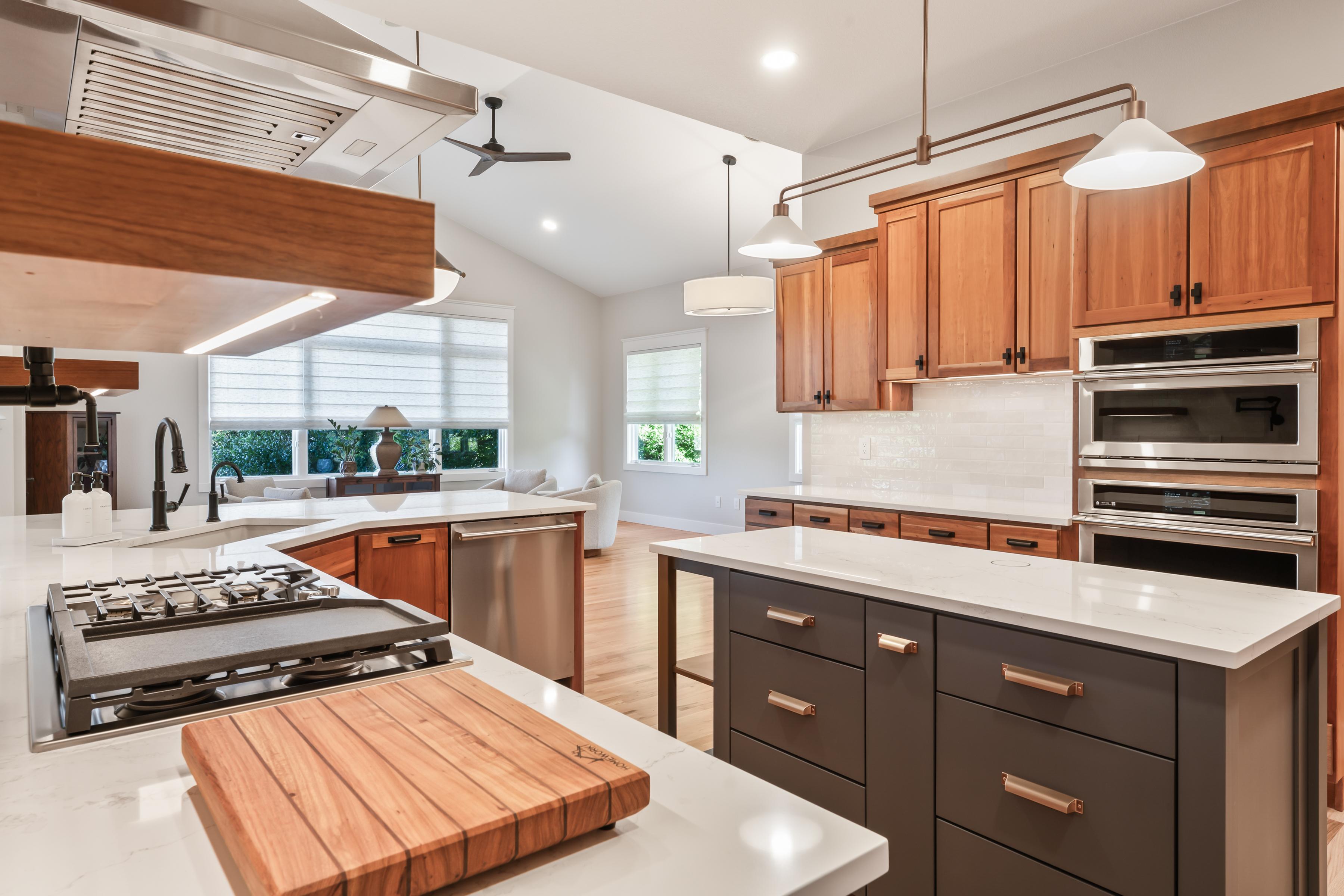 Folsom Home renovated living room with refinished floors